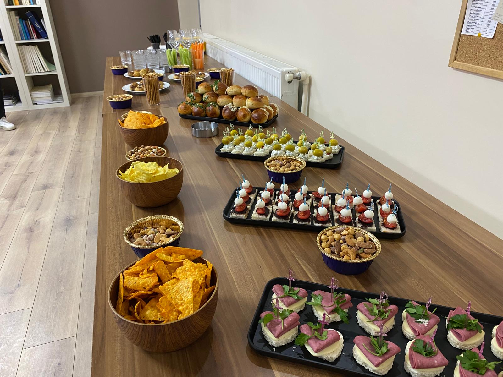 Şirket Etkinliği İçin Finger Foods